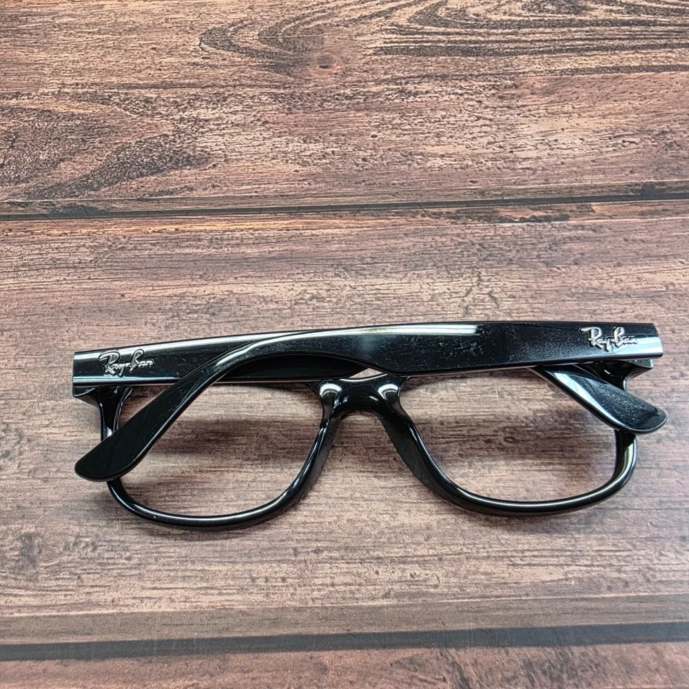 Ray-Ban Jr Black New Wayfarer Eyeglasses RJ 9052S 100/2 47-15-125 Kids Frames